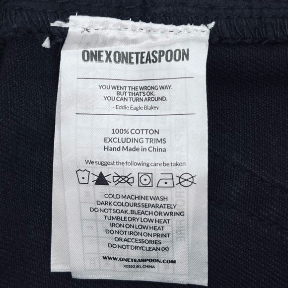 NWT One Teaspoon Black High Waist Freebird Rigid Denim Ankle Zip Jeans 24” - Picture 11 of 13